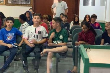 Foto - Visita dos alunos do Sétimo Ano