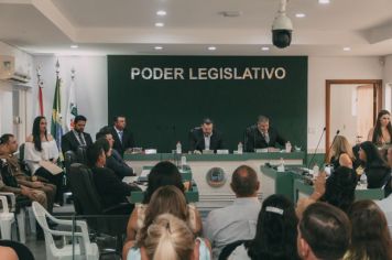 Foto - Sessão Solene de Posse dos representantes eleitos para 2025.
