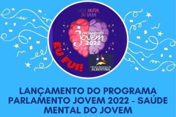 Lançamento dp programa Parlamento Jovem 2022